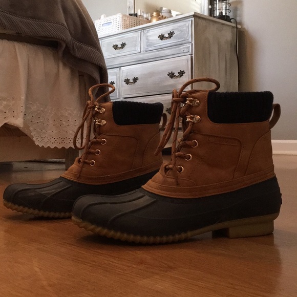 tommy hilfiger tommy hilfiger raelene duck boots